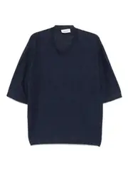 [atomo factory] linen T-shirt M Blue