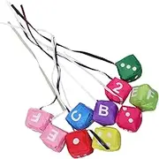 SUPVOX 10pcs Bean Bag Toss Game Educational for Unique Bags for Develops Coordination and Motor Skills Portable with Strap