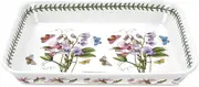 Portmeirion Botanic Garden 15" x 11" Lasagna Dish | Sweet Pea Motif | Fine Porcelain | Chip Resistant Glaze | Dishwasher, Microwave, Freezer, Oven Safe