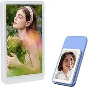 Generic Phone Vlog Selfie Monitor Screen, Magnetic Mount Wireless Connection with Remote Control, Rear Camera for Selfie Vlog Live Stream,Compatible with i Phone/Android