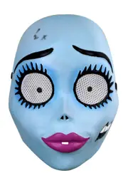 Corpse Bride Emily Womens Half Face Costume Mask