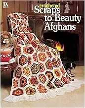 Leisure Arts Crocheted Scraps to Beauty Afghans Crochet Book, Crochet Pattern Books, Crochet Books Patterns, Crochet Patterns, Crochet Stitch Book, Crochet Patterns for Beginners