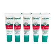 5 Pc X Himalaya Herbal Lip Balm Chapstick Wheatgerm & Carrot Seed Oil 10g