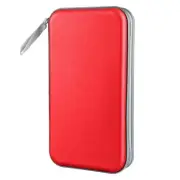 Siveit CD Case Holder, 80 Capacity CD/DVD Case Holders Wallet Hard Plastic CD