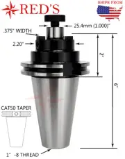 CAT50 FMA1-2.00" Face Mill Tool Holder CNC mill CAT 40