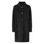 [Pinko] Pinko Wool Buttoned-up Coat L BLACK