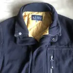 保證正品 ARMANI JEANS AJ 藍色 長大衣 SIZE 50 適合 XL 或 XXL