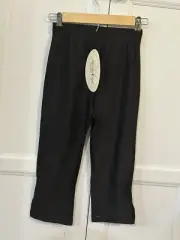 Revolution Dancewear Black Capris Size XL Child