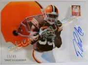 TRENT RICHARDSON #33 BROWNS AUTO HARD HATS ELITE 15/49 PANINI 2012 RARE LQQK
