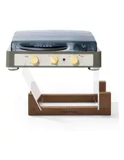 [Gadhouse] Brad MKII Record Player + Bundled Crosley Record Storage Display Stand in Grey