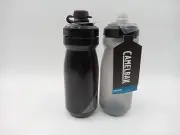 CamelBak Podium Water Bottle 21 oz 2-Pack Smoke & Dirt Series Black