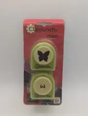 Pack of Two New ClipPunch Maxi Butterfly Paper Punches Model MCP 101 MCP101