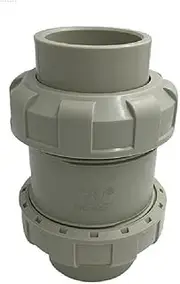 SEIWEI 32mm Gray PVC-U Non Return (One Way) Check Valve for Washing Machine, Dishwasher, Drinking Fountains & More
