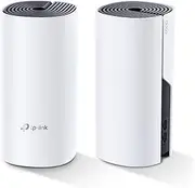 TP-Link Deco P9 Whole Home Powerline Mesh Wi-Fi System, Up to 4000 Sq ft, Thick Wall, Works with Amazon Echo/Alexa, Wi-Fi Booster, Parental Controls, Pack of 2 (UK Version)