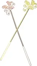 OFFSCH 2pcs Stainless Steel Sealing Wax Mixing Sticks Durable Wax Seal Stir Rods for Melting and DIY Long Handle Design for Safe Use for Crafting Invitations and Letters