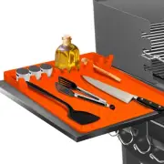 Silicone Grill Mat, Large Size Silicone Side Shelf Griddle Tools Spatula Mat ...