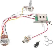 SUPVOX 1 Set Electric Guitar Replacement Parts Set: With Volume Control Knob - Flexible 3-way Switch Metal Wiring Ideal For DIY And Repairs