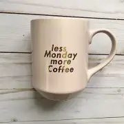 “Less Monday More Coffee” Mug - NEW From Nordstrom Pastel Pink
