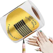macto Adhesive Nail Forms, 70g Golden Nail Extension, Nail Extension Forms, Nail Paper Forms, Professional Long Nail Forms, Nail Form Sticker, For Nail Art, Nail Extension Tips