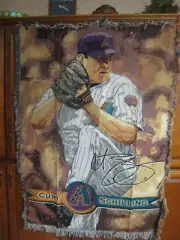 Arizona Diamondbacks Throw Blanket - Wall Tapestry - Curt Schilling 59" X 43"