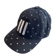 Adidas Golf All Over Print Black Shied SnapBack Hat NWT