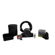 Savio Small 3300GPH Pump EPDM Pond Free Waterfall Kit 7.5' x 25' PSS10