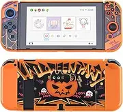 GeekShare Halloween Trick-or-Treat Party Case Cover for Switch, Shock-Absorption and Anti-Scratch Skin Case Compatible with Switch