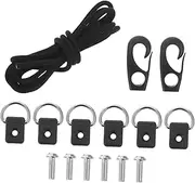 KICHOUSE 1 Set Mooring Rope for Boats and Kayaks Elastic Cord Kit with Rings and Buckles for Water Sports and Secure Docking