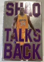 SİGNED COPY!!! Shaq Talks Back by Shaquille O'Neal (2001, Hardcover)