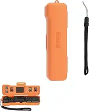 Pocket 3 Carrying Case Magnetic Protective Storage Case for OSMO Pocket 3, Shockproof Scratch-Resistant Travel Case, Fit for Filters & Wide-Angle Lens with Adjustable Wrist Strap (Orange)