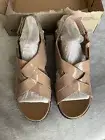 Clarks Collection Sandals Merliah Echo Praline Patent Women’s Size 8.5W