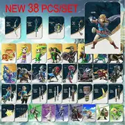 38pcs/set Nfc Amiibo Cards for Legend of Zelda Breath Of The Wild Tears Of the Kingdom Linkage Card Set