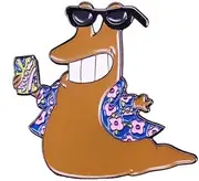 [Pinstant] Futurama Slurm Soft Drink Can Slurms McKenzie Highly Addictive Party Worm Animated Comedy TV Show 1.5" Enamel Pin Badge, 1.5 Inches, Enamel, enamel