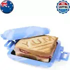 Microwave 'YUM' Grill Toastie Maker Non stick Dishwasher Microwave - Blue