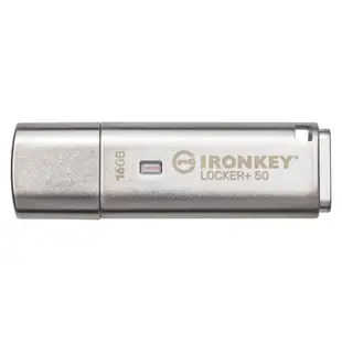 金士頓 IronKey Locker+ 50 16G 16GB USB3.2 硬體型 加密 隨身碟 IKLP50