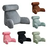 Large Soft Cotton Reading Pillow TV Relax Cushion Neck Lumbar Support Pillow