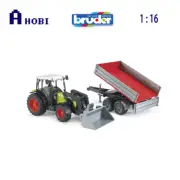 Bruder 1:16 Scale Claas Nectis 267 F Tractor With Frontloader Realistic Toy Set