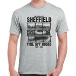 STEEL CITY SHEFFIELD HOLE IN THE ROAD T 恤 T'OIL IN'T ROOAD 生