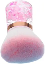 Healeved Nail Art Dust Powder Remover Brush: Nail Clean Up Cleaning Tool - Flower Shape Cleaner Brush for Acrylic Application and Makeup