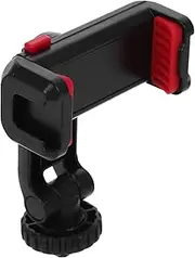 Phone Tripod Mount with Cold Shoe Clip Rotatable Camera Phone Holder for Vlogging and Photography Compatible with All Tripods and Hot Shoe Mounts