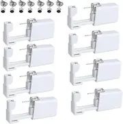 [Cosswe] 8 Pack Disposable Ear Piercing Gun with Ear Studs Asepsis No Pain Safety Self Ear Piercing Gun Kit Tool for Girls Women Men
