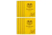 10x Spirax 70GSM 64 Page A4 14mm Dotted Third No.P107 Exercise Book Notebook