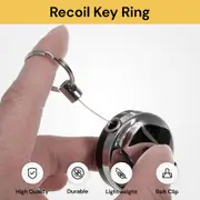 Retractable Recoil Key Ring