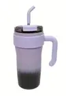 NEW PURPLE GRADIENT 28oz INSULATED STAINLESS STEEL TRAVEL TUMBLER LID & HANDLE