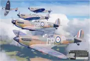 Homeland Formation - Canvas Art with Spitfire Relic - 18" x 12"
