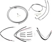 Extended S.S. Control Cable Kit For 14in Gorila / 19in Louie B Bar BuB. B30-1155