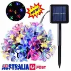 50 LED Solar Powered Fairy String Flower Lights Outdoor Garden Party Patio XmKZ