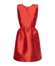 bow-embellished mini dress 12,4,6,8,10 red