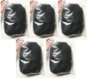 HR080-500-FS MOREZMORE BLACK 500g 100% Merino Wool Roving for Needle Felting