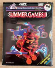 Summer Games II From Epyx, Commodore 64/128 Cassette, Big Box, Boxed /